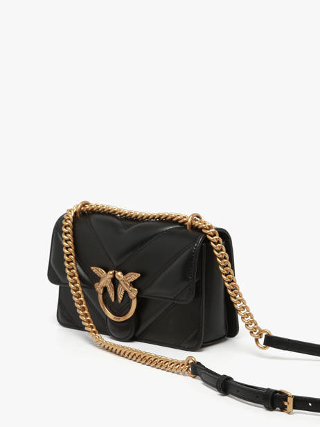 Cross Body Tas Love Bag Icon Pinko Zwart love bag icon 4550A2OS ander zicht 2